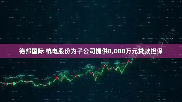德邦国际 杭电股份为子公司提供8,000万元贷款担保